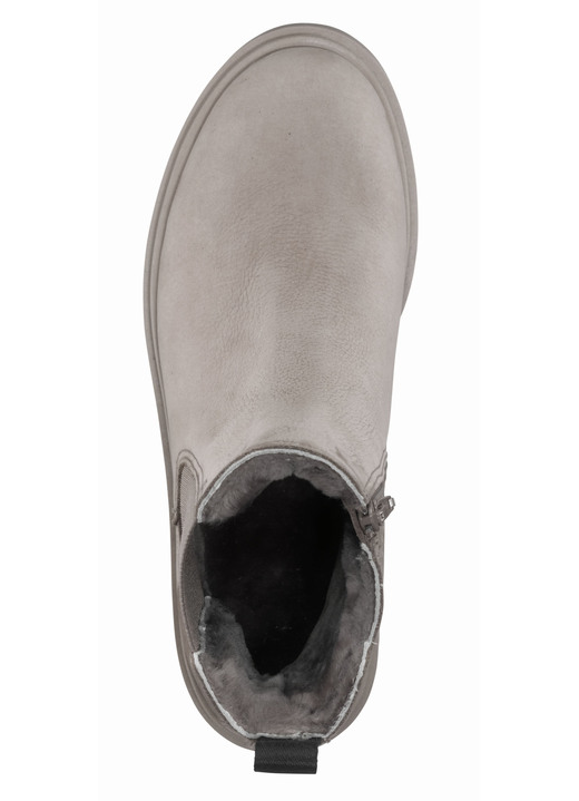 Stiefel & Stiefeletten - Trendige Stiefelette mit kuscheligem Lammfellfutter, in Größe 036 bis 041, in Farbe BEIGE Ansicht 2