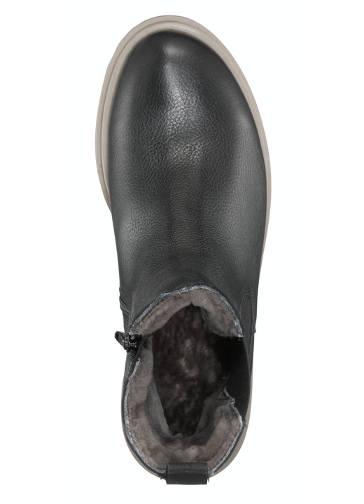 Stiefel & Stiefeletten - Trendige Stiefelette mit kuscheligem Lammfellfutter, in Größe 036 bis 041, in Farbe BEIGE Ansicht 5