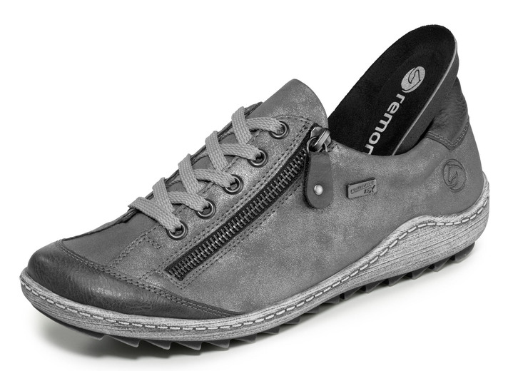 Slipper & Schnürschuhe - Remonte, bequeme Damen-Sneaker, Weite G, mit herausnehmbarem Fußbett Ansicht 15 Slipper & Schnürschuhe - Remonte, bequeme Damen-Sneaker, Weite G, mit herausnehmbarem Fußbett, in Größe 036 bis 042, in Farbe SCHWARZ-BRAUN Ansicht 15