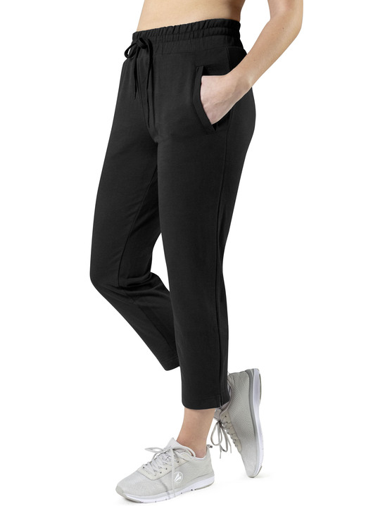 Freizeithosen - 7/8-Freizeithose in 4 Farben, in Größe 3XL (52/54) bis XXL (48/50), in Farbe SILBERGRAU MELIERT Ansicht 4