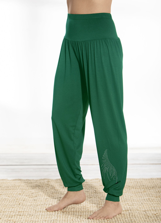 Homewear & Freizeitmode - Pump-Hose von Plantier, in Größe 036 bis 054, in Farbe BORDEAUX Ansicht 2