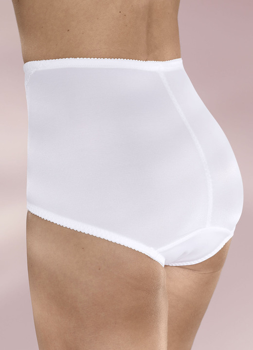 Miederwaren - Zweierpack Speidel Miederhosen mit Verstärkung, in Größe 075 bis 100, in Farbe WEISS Ansicht 2