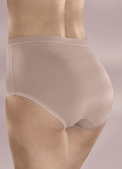 Slips - Fünferpack Slips mit elastischen Abschlüssen Ansicht 9 Slips - Fünferpack Slips mit elastischen Abschlüssen, in Größe 040 bis 060, in Farbe WEISS Ansicht 9