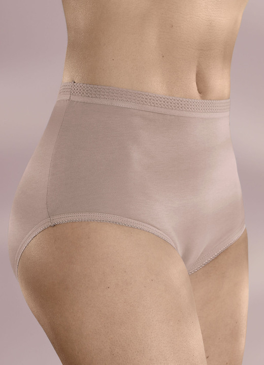 Slips - Fünferpack Slips mit elastischen Abschlüssen, in Größe 040 bis 060, in Farbe WEISS Ansicht 8