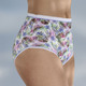 - Dreierpack Slips mit elastischen Abschlüssen, in Größe 038 bis 052, in Farbe WEISS-BUNT – Farbe WEISS-BUNT – Ansicht 1