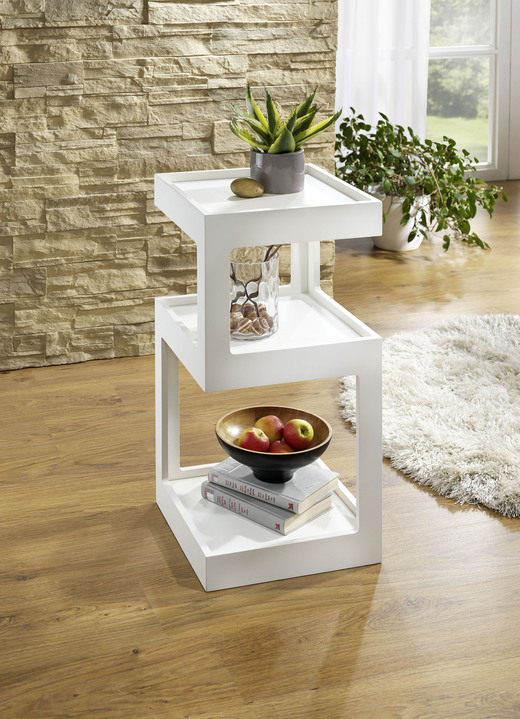 Beistelltische - Moderner Beistelltisch, in Farbe EICHE, in Ausführung Beistelltisch B37xH75xT37 cm Ansicht 2