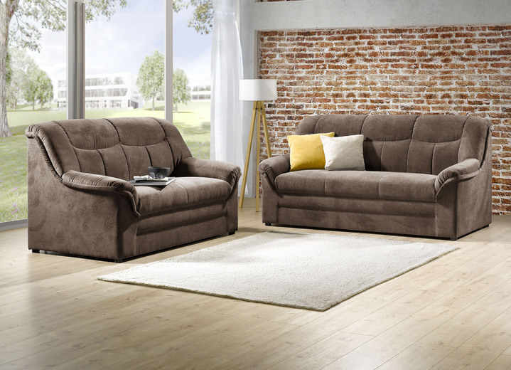 Polstergruppen - Frei im Raum aufstellbare Polstermöbel, in Farbe BEIGE, in Ausführung Zweisitzer Ansicht 7