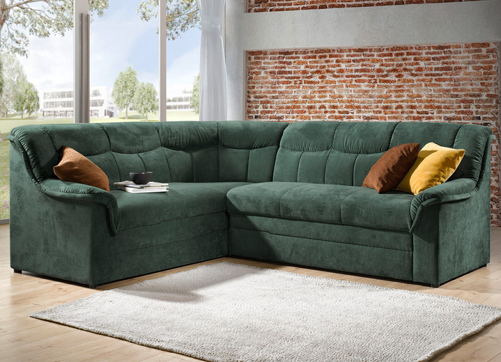 Polsterecken - Frei im Raum aufstellbare Polsterecke mit Bettfunktion, in Farbe BRAUN Ansicht 7