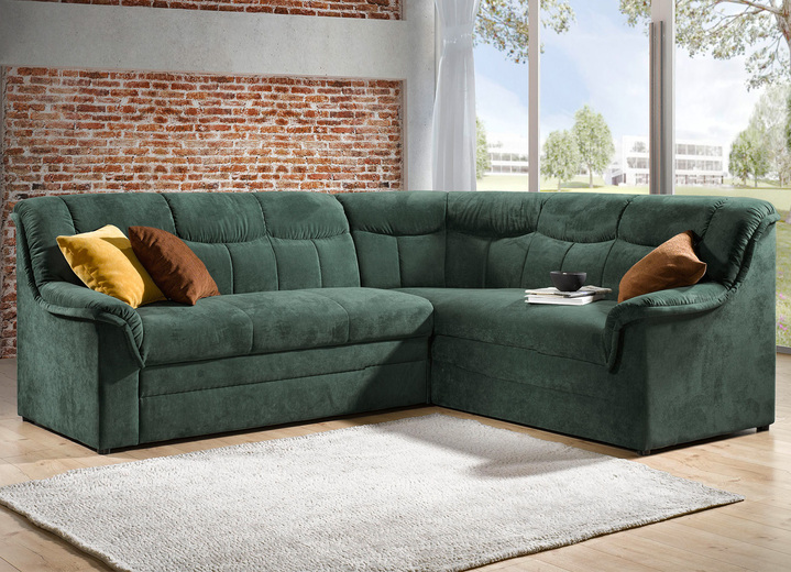 Polsterecken - Frei im Raum aufstellbare Polsterecke mit Bettfunktion, in Farbe DUNKELGRAU Ansicht 13