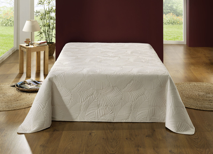 Tagesdecken - Kuschelige Tagesdecke, in Größe 873 (für Einzelbett, 140x210 cm) bis 924 (1 Kissenbezug, 40x 80 cm), in Farbe GRÜN Ansicht 4