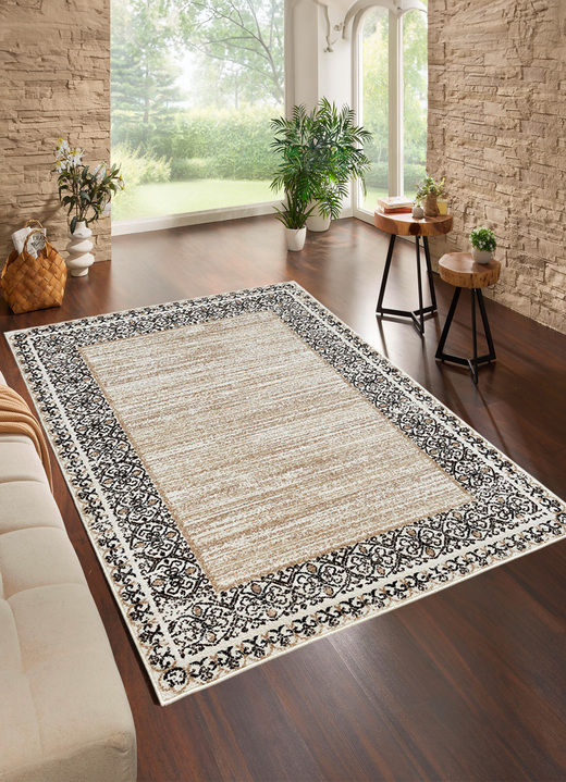 Klassisch - Hübsche Brücken und Teppiche mit Rankenmotiv, in Größe 111 (Brücke, 60x110 cm) bis 282 (Teppich, 200x290 cm), in Farbe BRAUN Ansicht 3