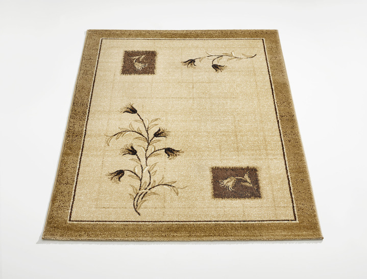 Modern - Brücken und Teppiche mit Pflanzen- und Rankenmotiv, in Größe 111 (Brücke, 60x110 cm) bis 288 (Teppich, 240x340 cm), in Farbe BORDEAUX Ansicht 2