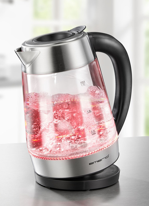 Küchengeräte - Emerio Wasserkocher mit einstellbarer Temperatur, in Farbe EDELSTAHL Ansicht 1