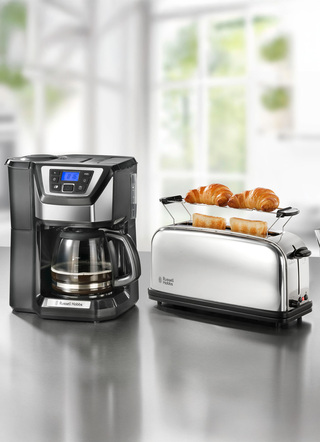 Küchengeräte-Serien - Russell Hobbs Frühstücksserie Victory, in Farbe EDELSTAHL, in Ausführung Kaffeemaschine – Farbe EDELSTAHL – Ansicht 