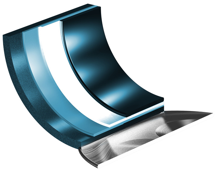 Töpfe & Pfannen - Meteor 6-teiliges Topf-Set mit Diamant-Keramik-Antihaft-Premiumbeschichtung Ansicht 4 Töpfe & Pfannen - Meteor 6-teiliges Topf-Set mit Diamant-Keramik-Antihaft-Premiumbeschichtung, in Farbe BLAU Ansicht 4