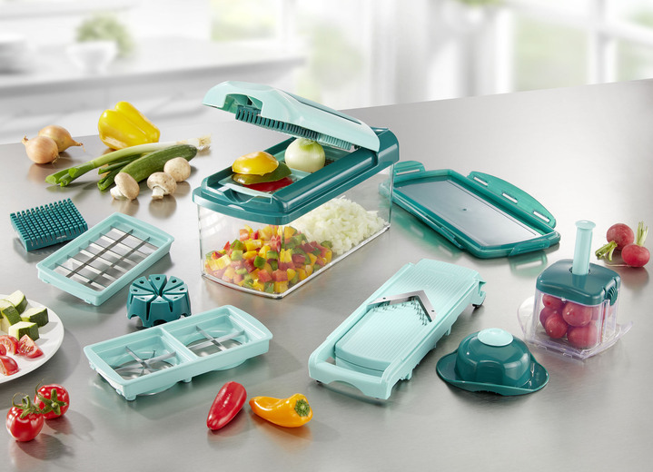 - Genius Nicer Dicer Fusion, in Farbe GRÜN, in Ausführung 10-teilig Ansicht 1