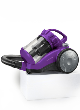 Mit Kabel - Beutelloser Bodenstaubsauger mit Multi-Zyklontechnologie – Farbe LILA – Ansicht  Mit Kabel - Beutelloser Bodenstaubsauger mit Multi-Zyklontechnologie, in Farbe LILA – Farbe LILA – Ansicht