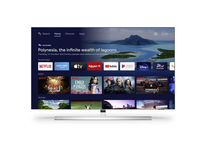 - Philips 4K-Ultra-HD OLED-Fernseher, in Farbe SILBER Ansicht 2