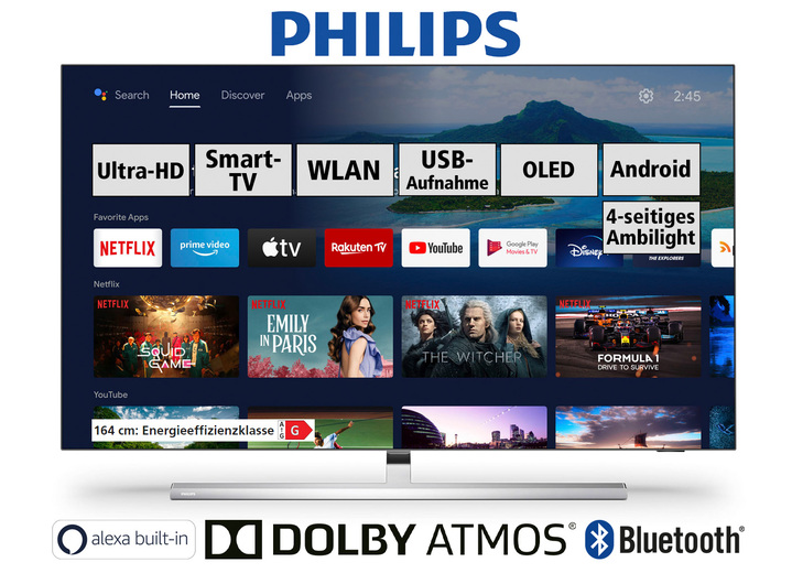 Bestellrabat Philips 4K-Ultra-HD | Fernseher - OLED-Fernseher BADER