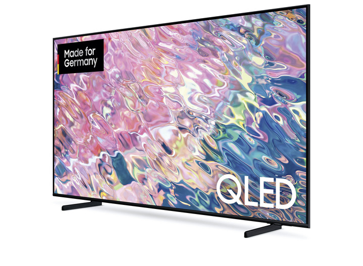 - Samsung 4K-QLED-Ultra-HD-Fernseher mit Smart-TV und WLAN, in Farbe SCHWARZ Ansicht 3
