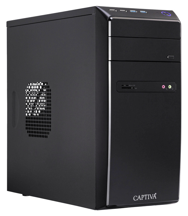 Computer & Elektronik - Für jeden Anspruch die passende Ausstattung: PC-Rechner-Set von Captiva Ansicht 3 Computer & Elektronik - Für jeden Anspruch die passende Ausstattung: PC-Rechner-Set von Captiva, in Farbe SCHWARZ, in Ausführung I81-132. Der Einsteiger Ansicht 3