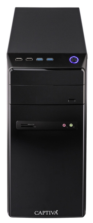 Computer & Elektronik - Für jeden Anspruch die passende Ausstattung: PC-Rechner-Set von Captiva Ansicht 4 Computer & Elektronik - Für jeden Anspruch die passende Ausstattung: PC-Rechner-Set von Captiva, in Farbe SCHWARZ, in Ausführung I81-132. Der Einsteiger Ansicht 4