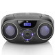 - Dual DPCR 20S Radio mit CD-Spieler, in Farbe SCHWARZ – Farbe SCHWARZ – Ansicht 2