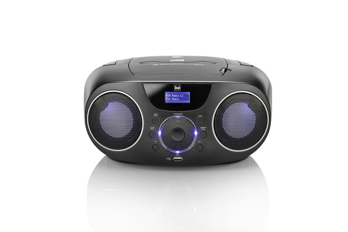 - Dual DPCR 20S Radio mit CD-Spieler, in Farbe SCHWARZ Ansicht 2