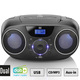 - Dual DPCR 20S Radio mit CD-Spieler, in Farbe SCHWARZ – Farbe SCHWARZ – Ansicht 1