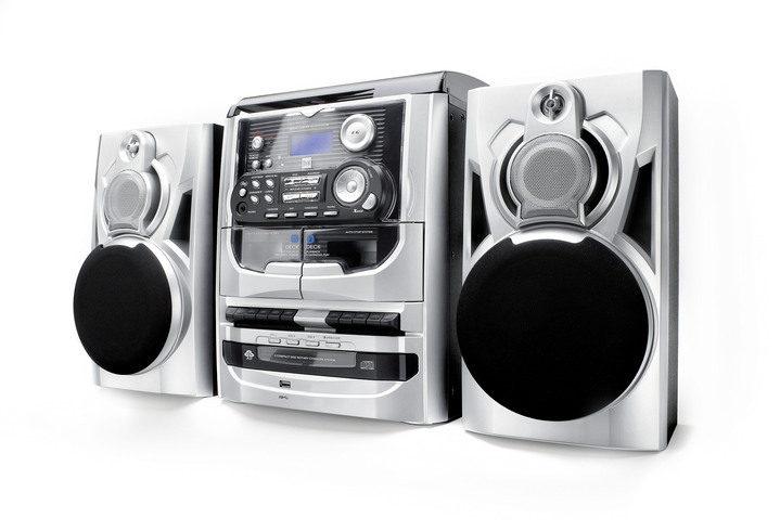 Musikanlagen - Dual MP 301 HiFi-Stereoanlage Ansicht 2 Musikanlagen - Dual MP 301 HiFi-Stereoanlage, in Farbe SILBER Ansicht 2