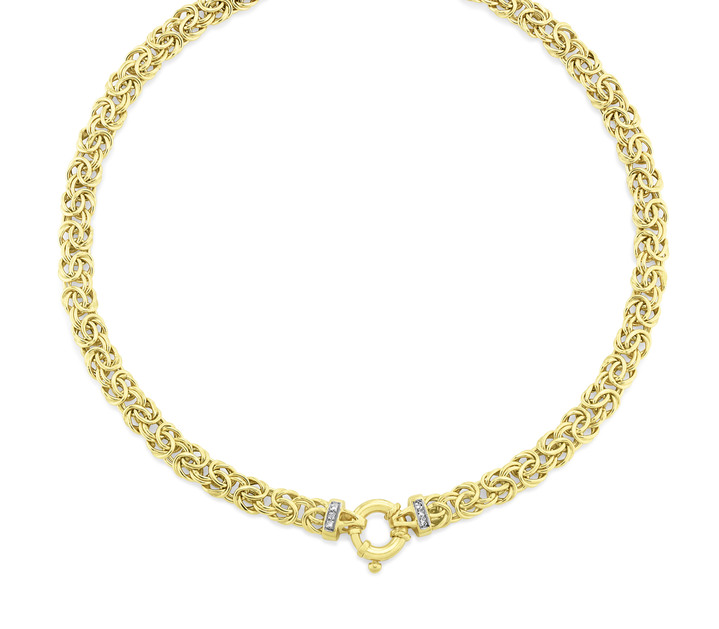 Halsketten - Königsketten-Garnitur mit Diamanten, in Farbe , in Ausführung Halskette 45 cm Ansicht 2