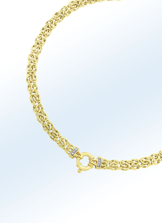 - Königsketten-Garnitur mit Diamanten, in Farbe , in Ausführung Halskette 45 cm Ansicht 1