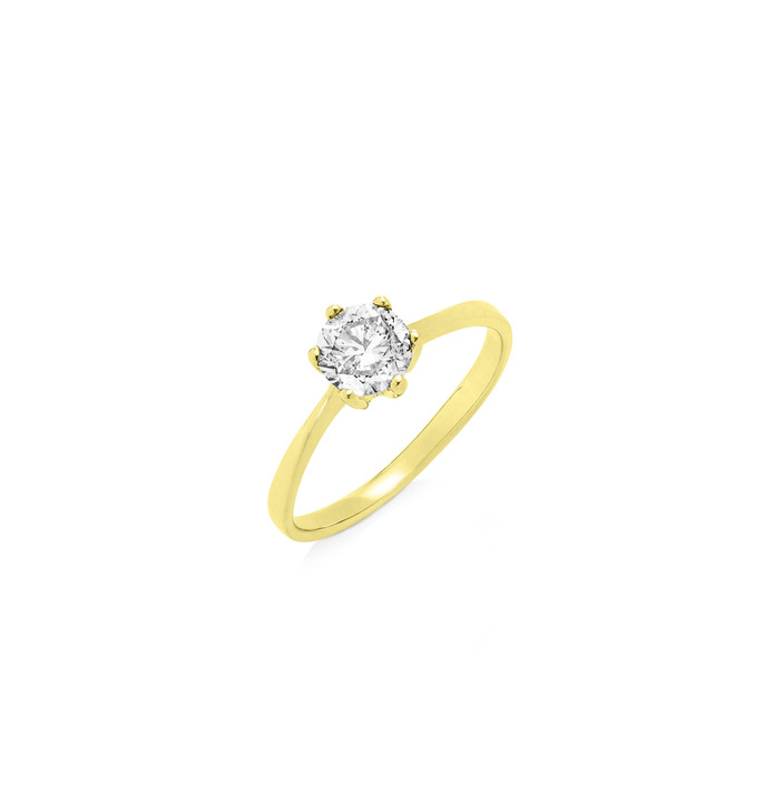 Ringe - Massiver Brillant-Damenring, in Größe 160 bis 220, in Farbe  Ansicht 2