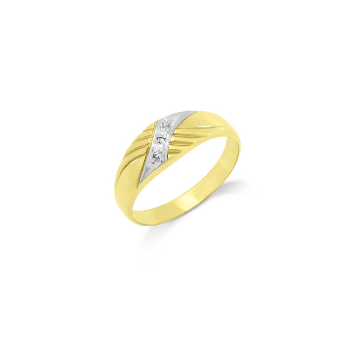 - Damenring in Bicolor, in Größe 160 bis 220, in Farbe  Ansicht 2