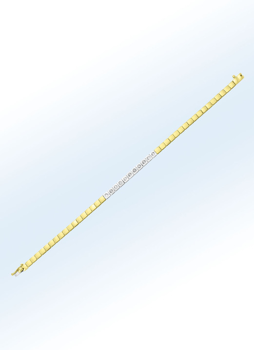 - Armband in Bicolor mit Brillanten, in Farbe  Ansicht 2