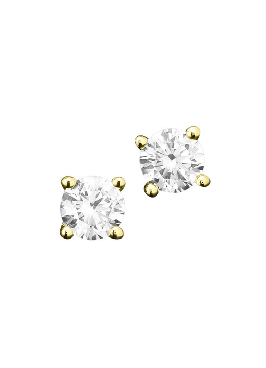 Ohrschmuck - Ohrstecker in Weißgold mit Brillant , in Farbe  Ansicht 1