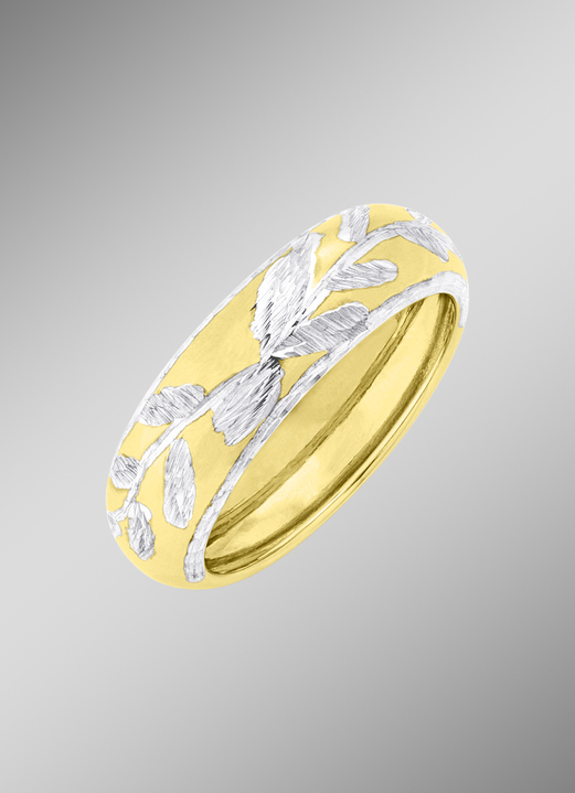 Ringe - Diamantierter Damenring in Bicolor, in Größe 160 bis 220, in Farbe  Ansicht 1