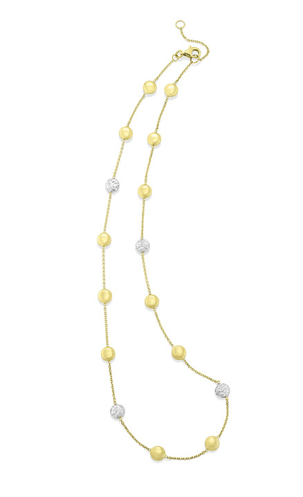 - Bezaubernde Halskette in Bicolor, in Farbe  Ansicht 2