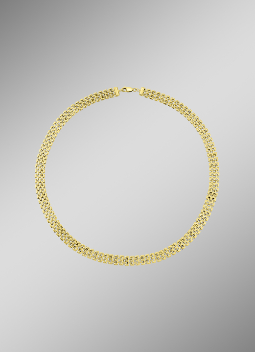 Halsketten - 5-reihige Garnitur in schwerer, hochwertiger Ausführung Ansicht 3 Halsketten - 5-reihige Garnitur in schwerer, hochwertiger Ausführung, in Farbe , in Ausführung Armband, 19 cm lang Ansicht 3