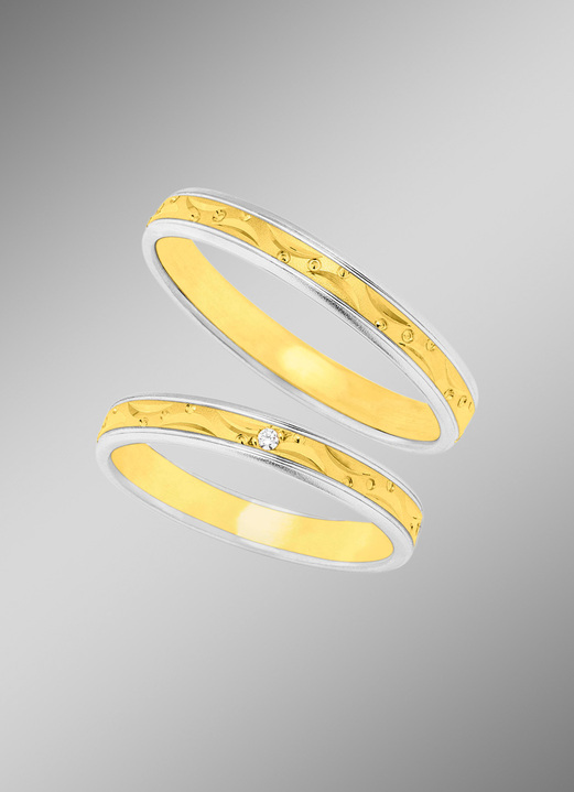 - Schicker Brillant-Trauring, in Größe 160 bis 240, in Farbe , in Ausführung ohne Brillant Ansicht 3