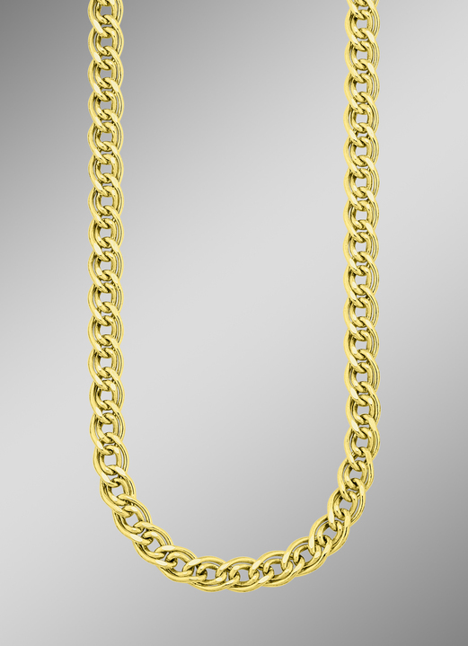 Halsketten - Doppelpanzerkette, 4 mm stark, in Farbe