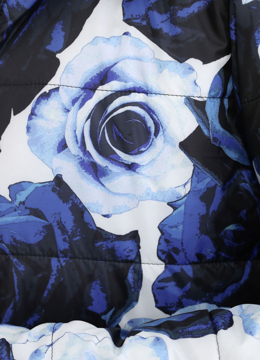 - Jacke mit dekorativem Rosendessin, in Größe 036 bis 054, in Farbe WEISS-ROYALBLAU Ansicht 7