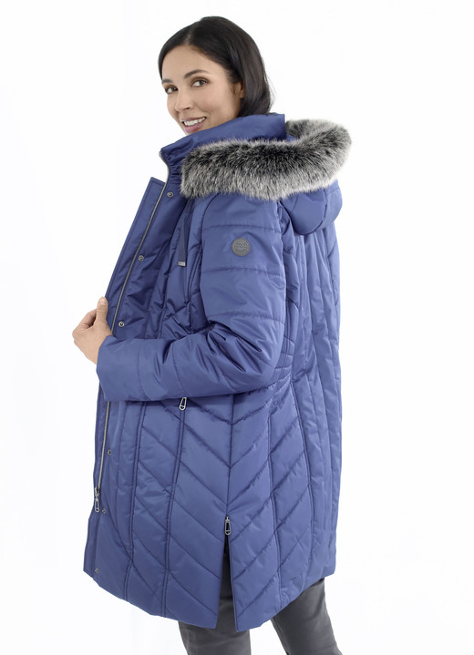 - Funktions-Kurzmantel in 2 Farben, in Größe 036 bis 054, in Farbe LAPISBLAU Ansicht 4