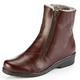 Stiefel & Stiefeletten - ELENA EDEN Stiefelette aus weichem Nappaleder – Farbe BORDEAUX – Ansicht 1 Stiefel & Stiefeletten - ELENA EDEN Stiefelette aus weichem Nappaleder, in Größe 036 bis 042, in Farbe BEIGE – Farbe BORDEAUX – Ansicht 1