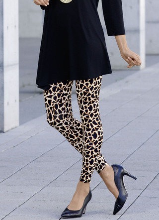 Leggings in aktueller Tierfelldessinierung