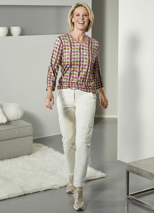 Hosen - Cargohose Ansicht 11 Hosen - Cargohose, in Größe 017 bis 050, in Farbe ZIEGELROT Ansicht 11