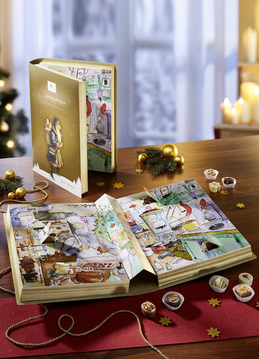 Adventskalender - Adventskalender Buch, in Farbe GOLD