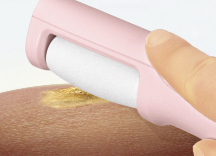 - Ergonomischer Hornhautentferner, in Farbe ROSA Ansicht 3