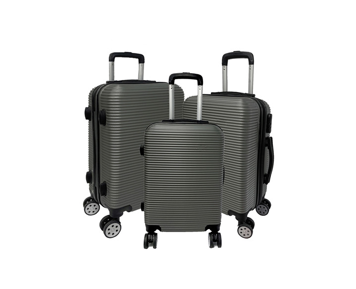 Reisegepäck - Koffer-Set mit 4 Leichtlauf-Doppelrollen, in Farbe ANTHRAZIT Ansicht 1