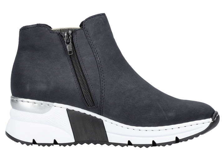 Rieker - Rieker, modische Damen-Boots, Weite G, mit Reißverschluss, in Größe 036 bis 042, in Farbe DUNKELBLAU Ansicht 2